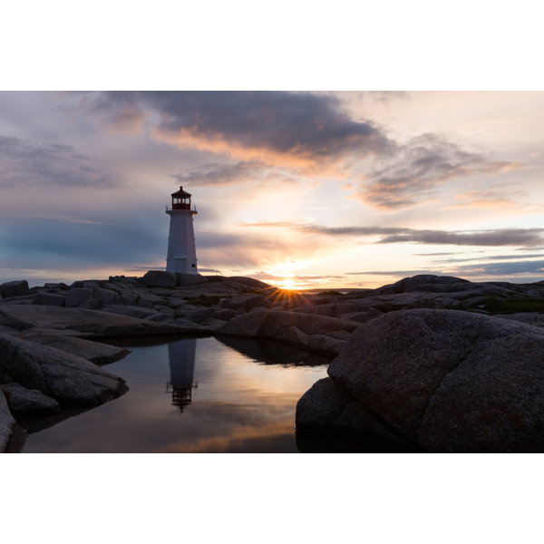Longshore Tides Solal Peggy's Cove On Canvas Photograph Wayfair
